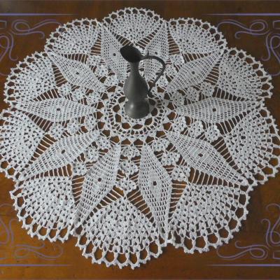 Blanc 70cm coquilles emons