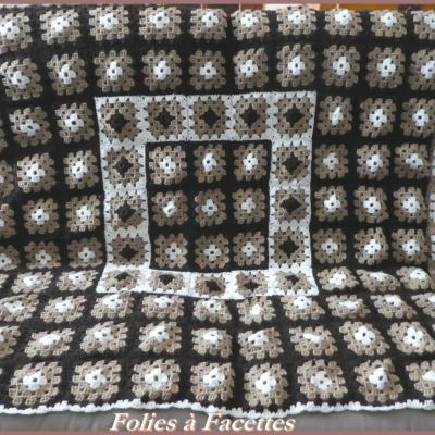 Couverture granny 130 150cm de pres emons